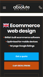 Mobile Screenshot of absolutewebdesign.co.uk